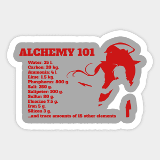 Alchemy 101 Sticker